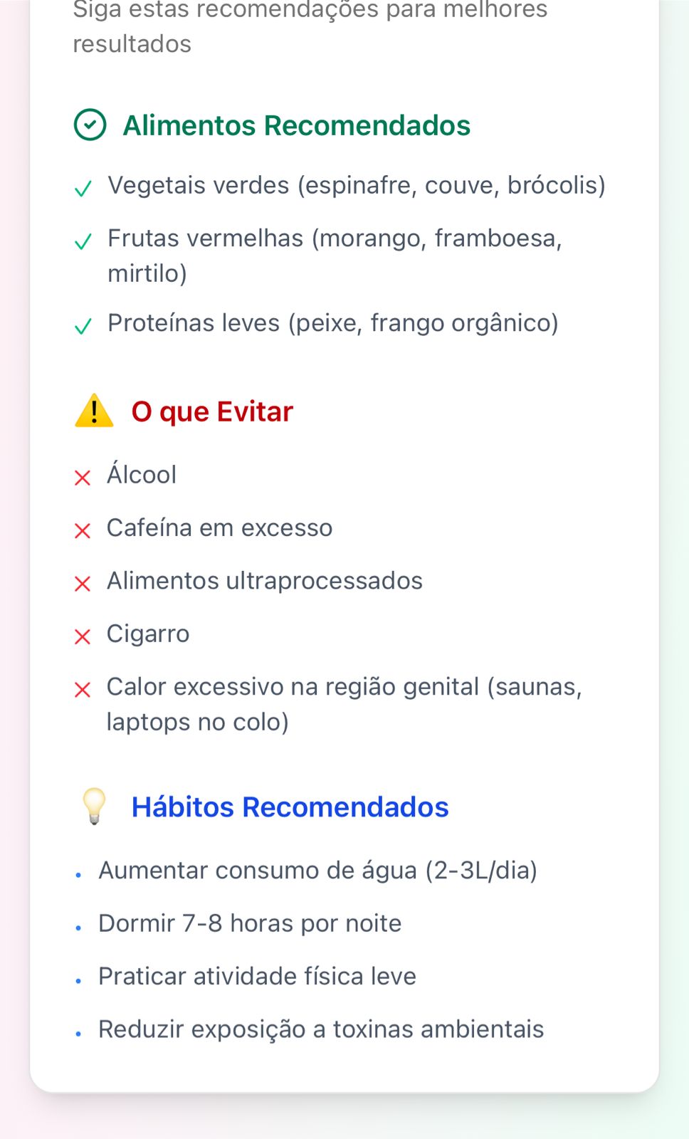 Dicas Nutricionais